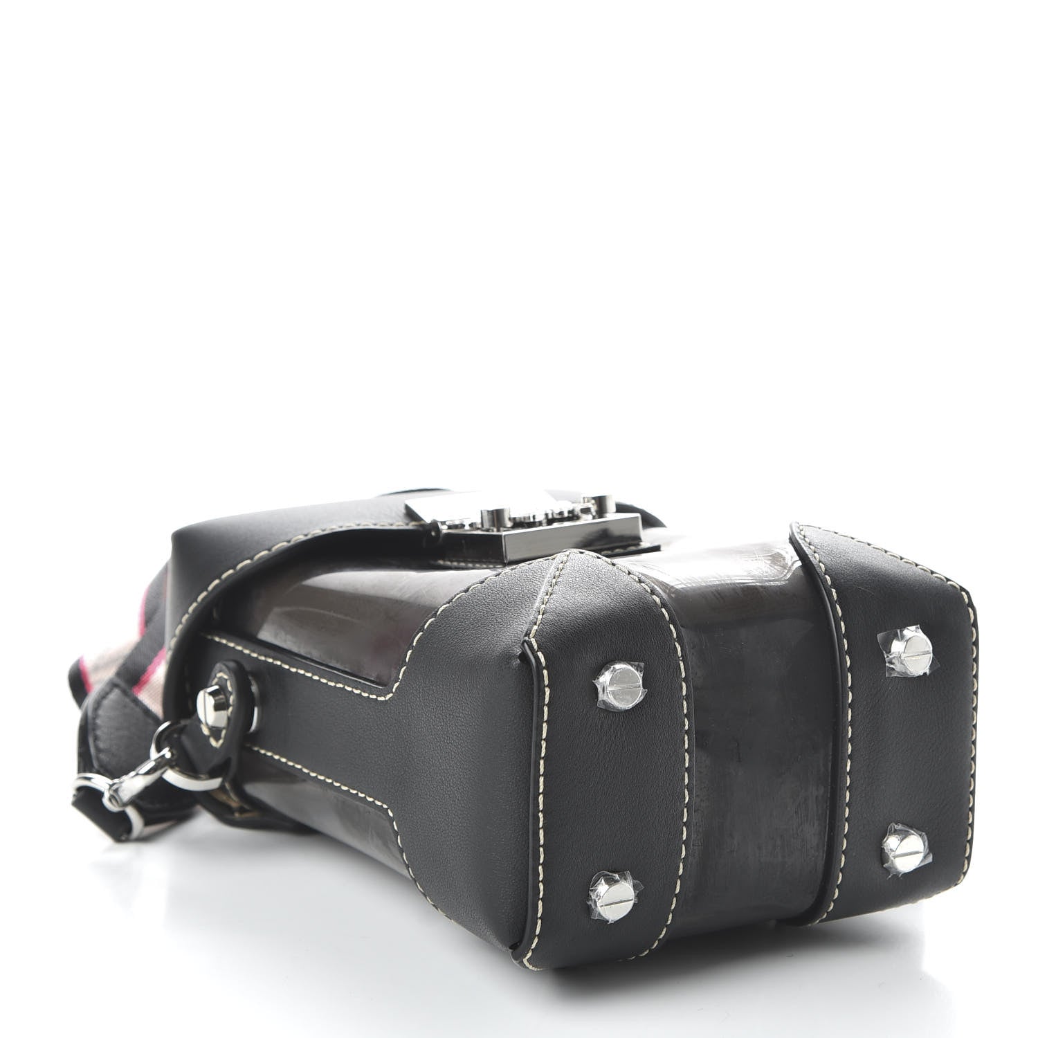 MCM Transparent Mini Berlin Crossbody Black 4 of 10