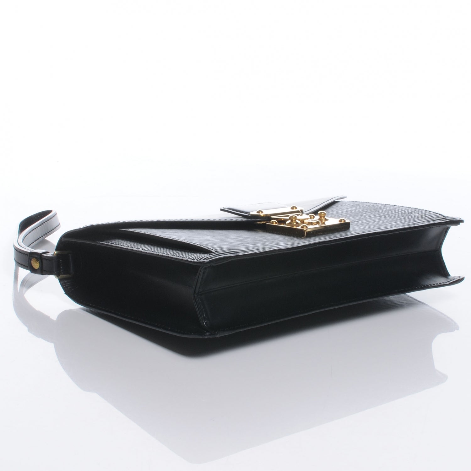 Louis Vuitton Epi Pochette Sellier Dragonne Black 4 of 7
