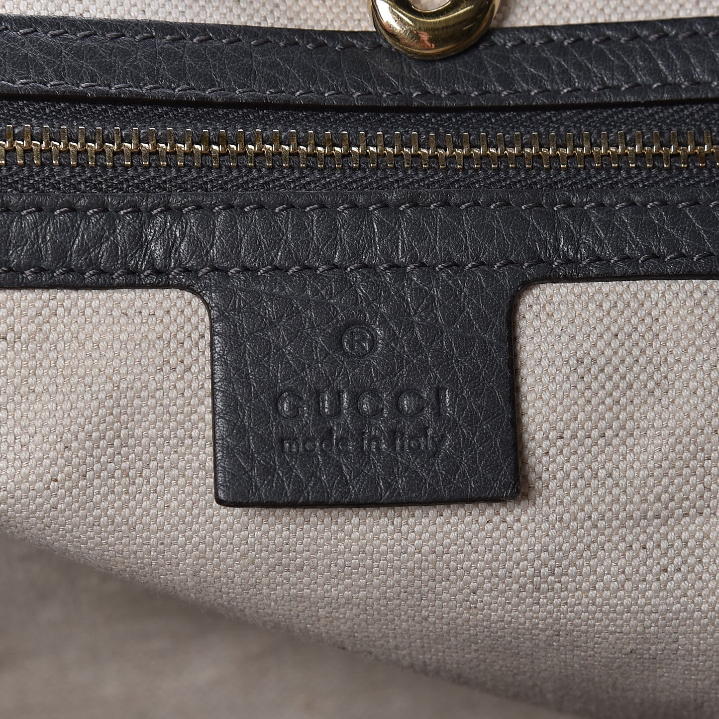 Monogram Medium Bella Tote Grey