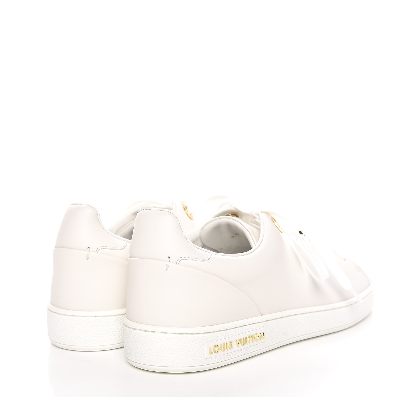 Louis Vuitton Calfskin Frontrow Sneakers 36.5 White 4 of 8
