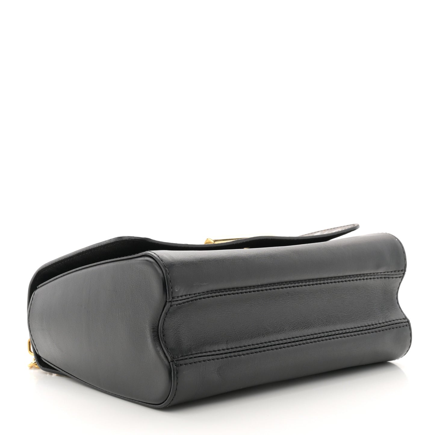 Calfskin Monogram Blossom Twist MM Black