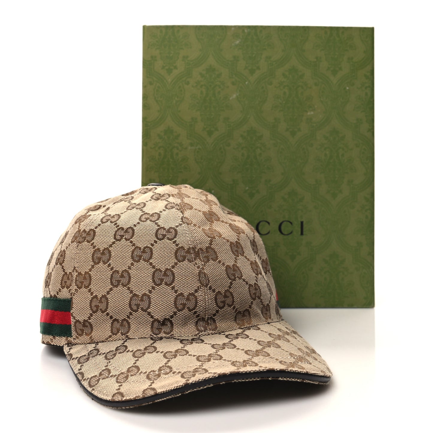 Monogram Web Baseball Hat L Beige Cocoa