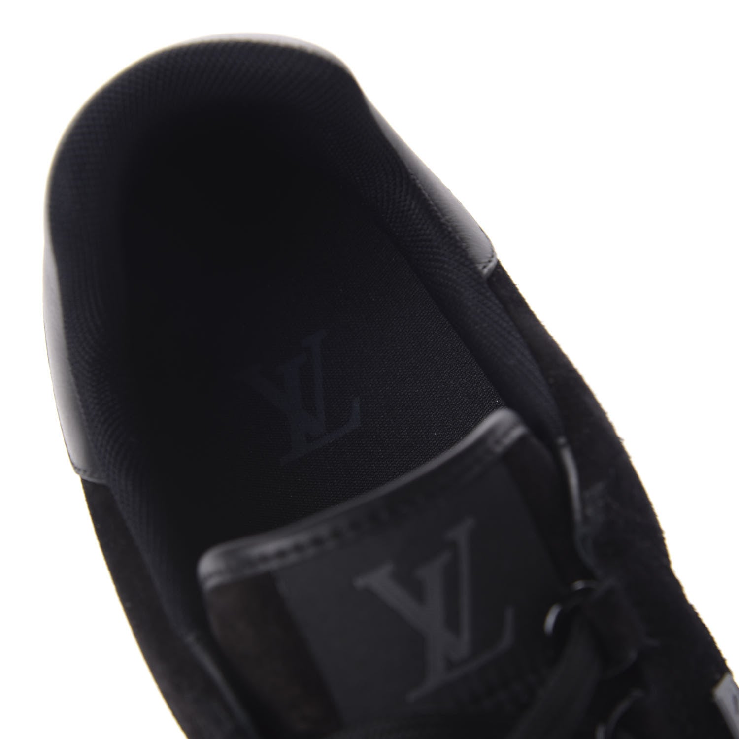 Louis Vuitton Suede Uniform Sneakers 8.5 Black 7 of 8