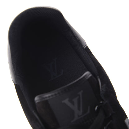 Louis Vuitton Suede Uniform Sneakers 8.5 Black 7 of 8