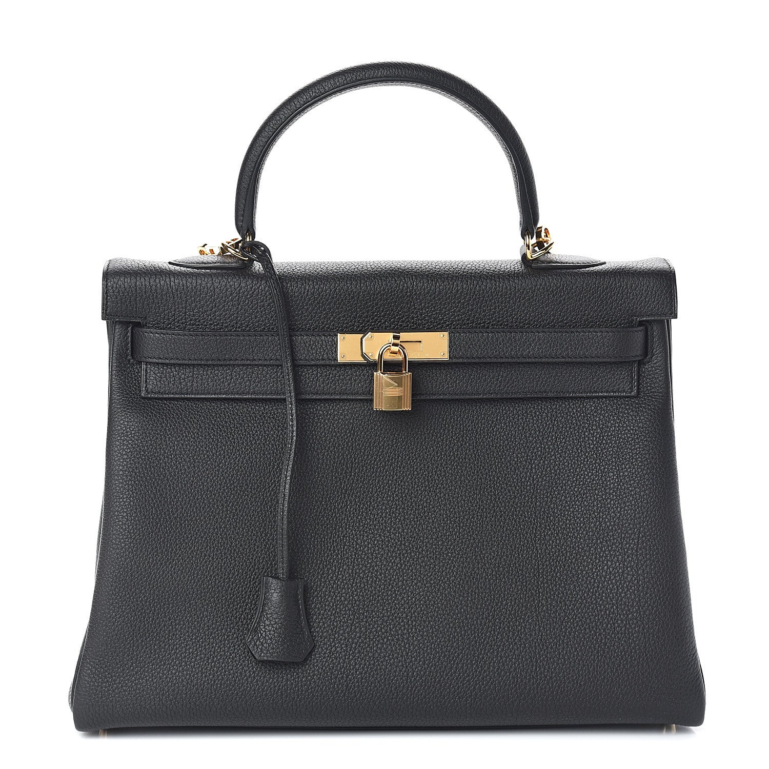 Hermes Togo Kelly Retourne 35 Black 1 of 33