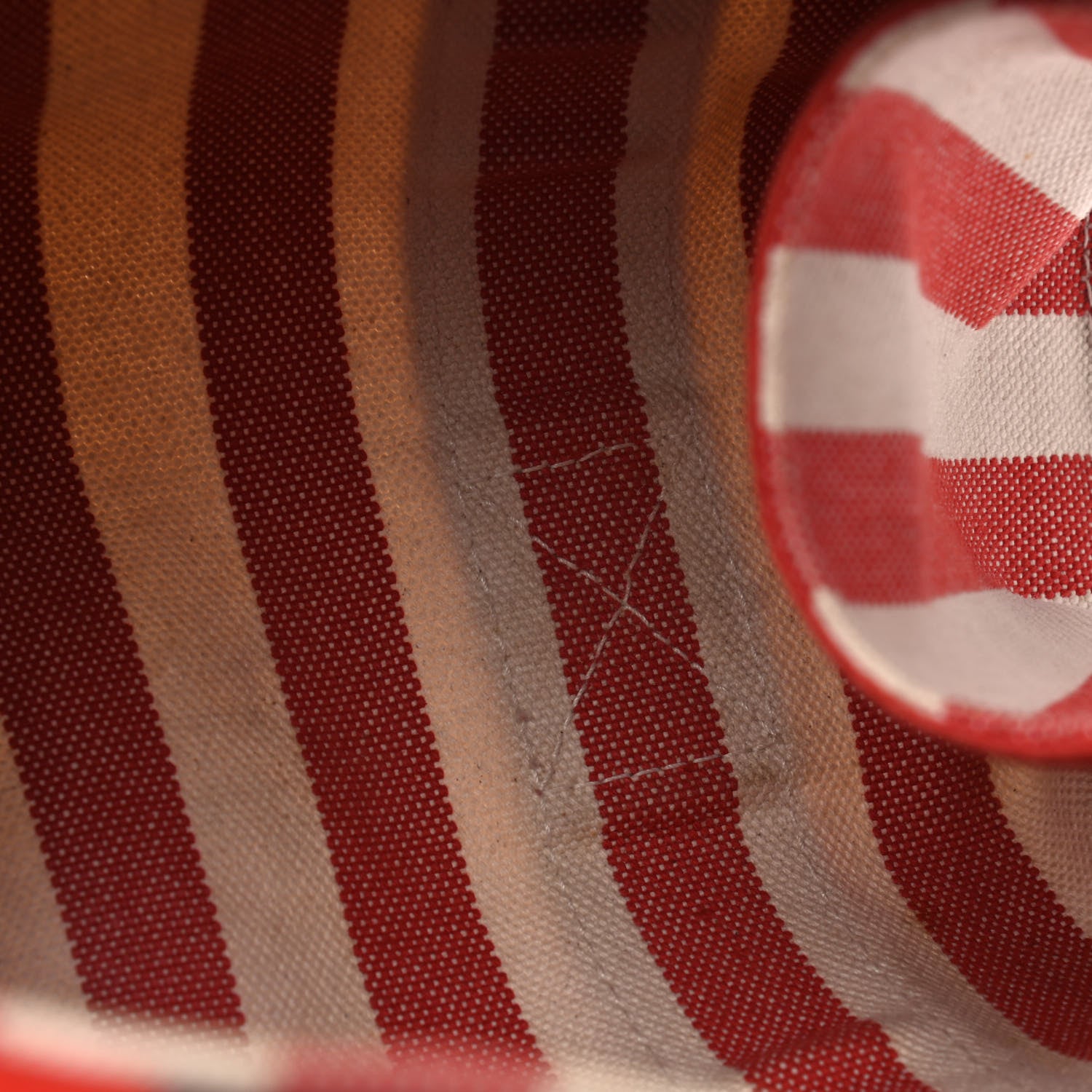 Hermes Canvas Striped Cannes MM 7 of 12
