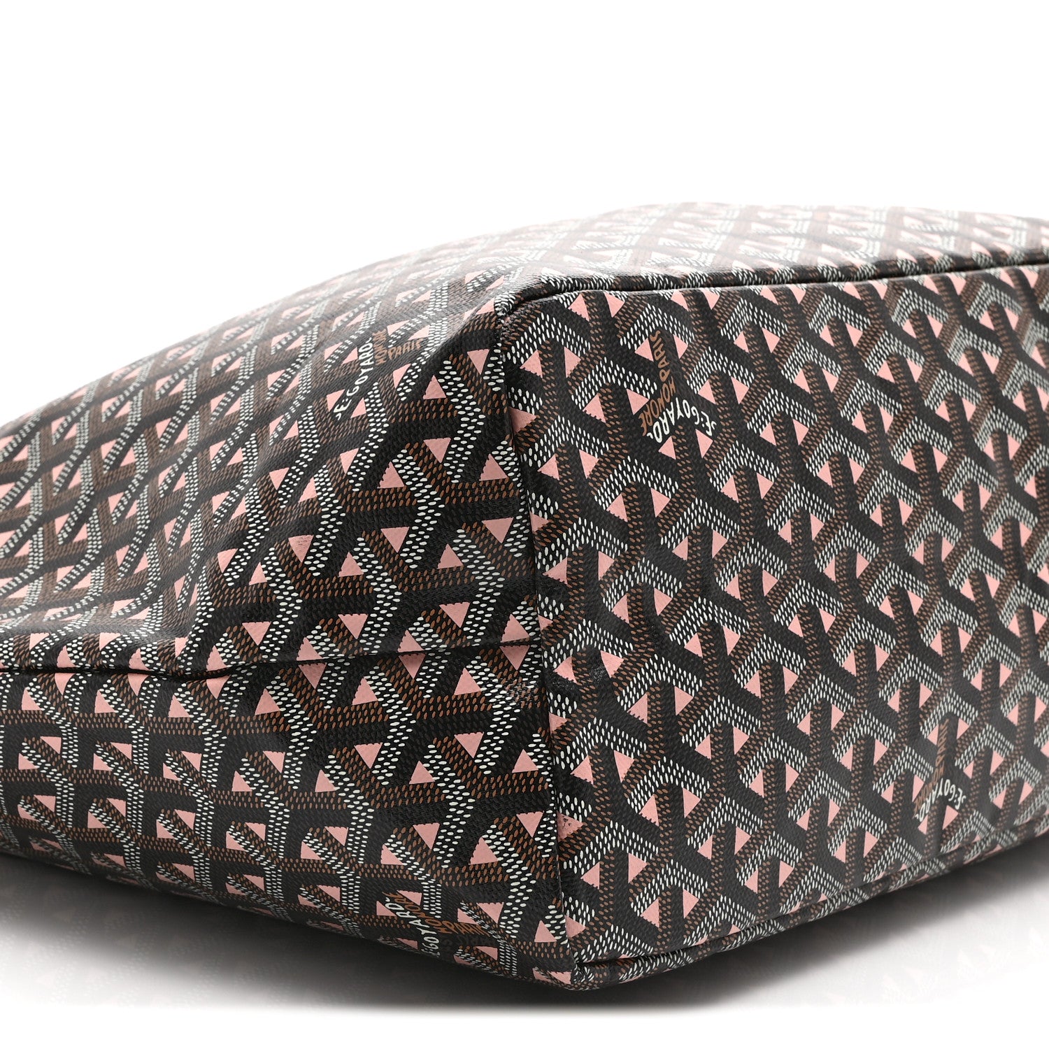 Goyard Goyardine Saint Louis Claire Voie PM Black Pink 10 of 11