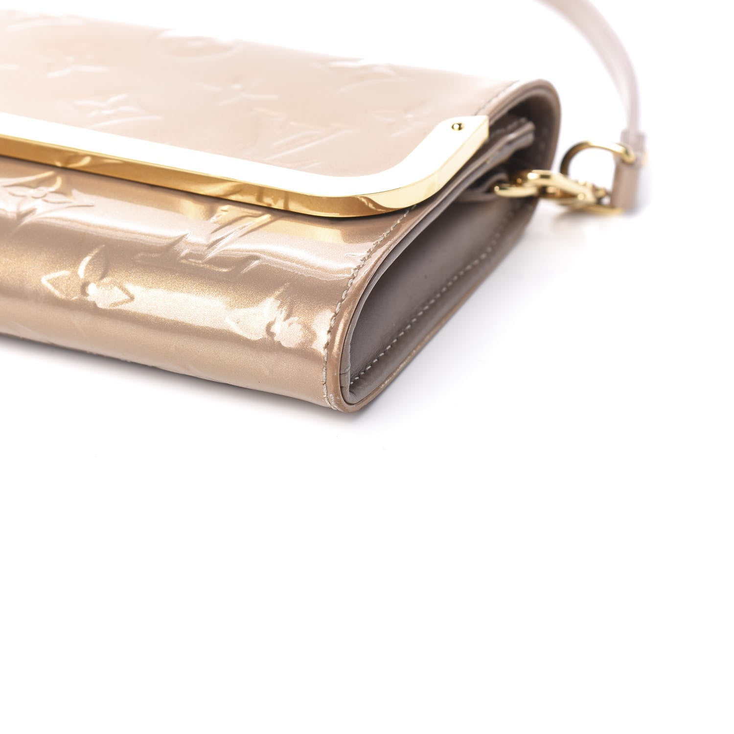 Louis Vuitton Vernis Rossmore MM Beige Poudre 8 of 9