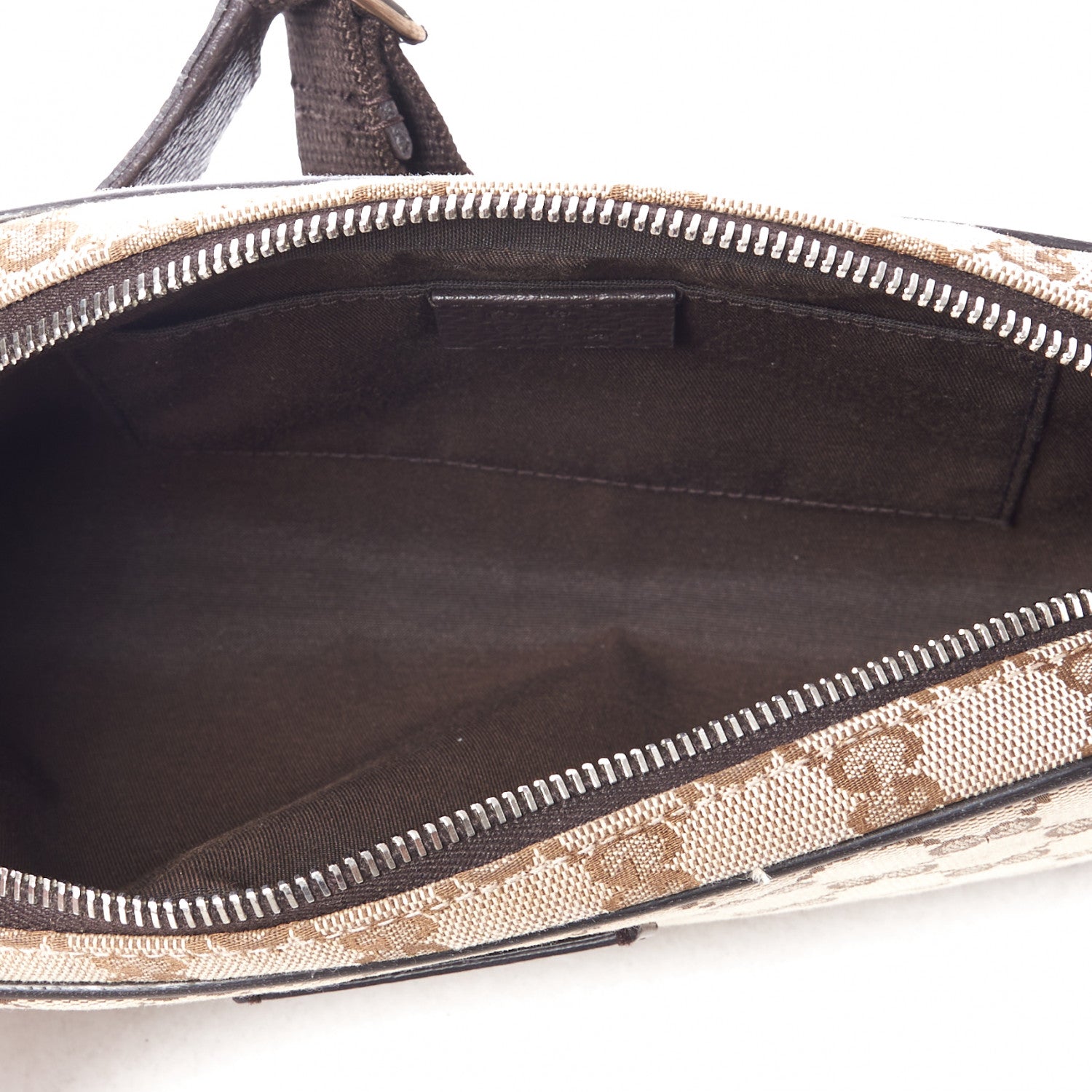 Gucci Monogram Belt Bag Dark Brown 7 of 8