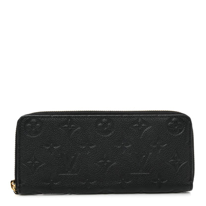 Louis Vuitton Empreinte Clemence Wallet Black 1 of 8