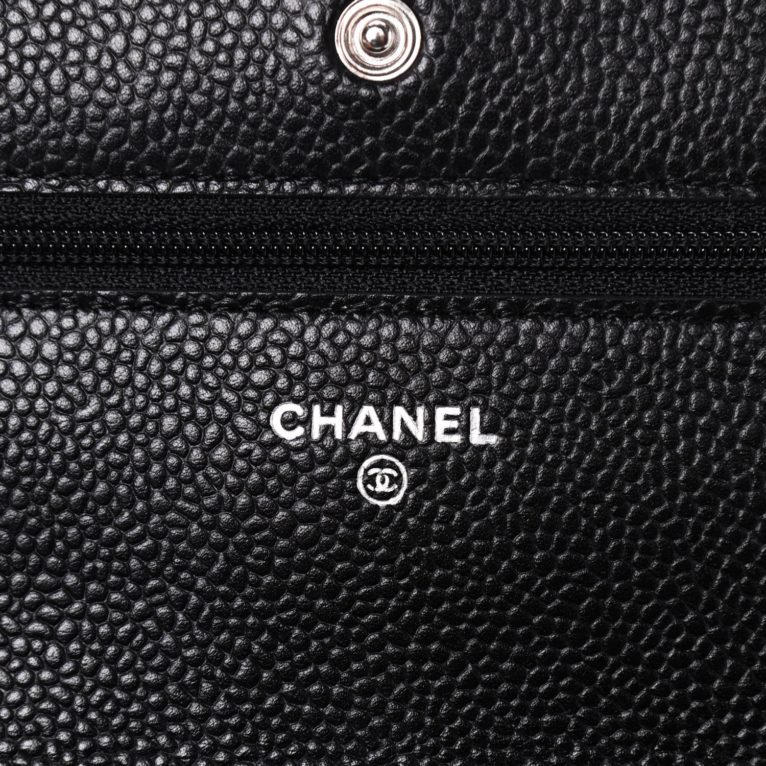 Chanel Caviar Quilted Wallet On Chain WOC Black 8 of 10