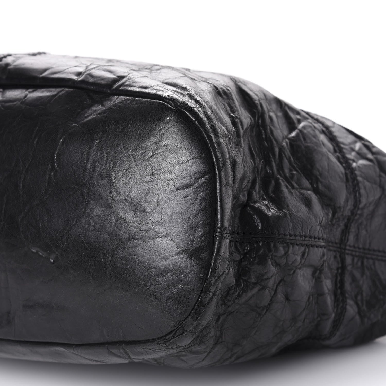 Givenchy Wrinkled Lambskin Medium Nightingale Black 8 of 17