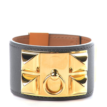 Hermes Swift Collier de Chien CDC Bracelet S Graphite 3 of 7