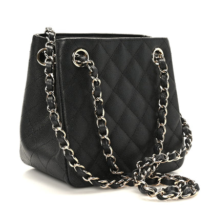 Chanel Caviar Quilted Mini Bucket Bag Black 3 of 12