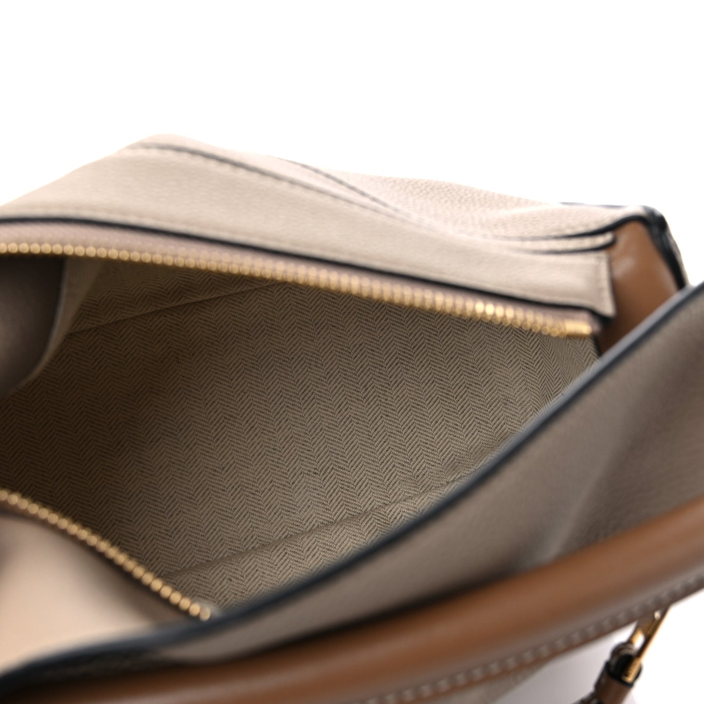 Grained Calfskin Small Puzzle Bag Sand Mink