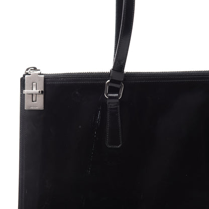 Prada Spazzolato Shoulder Bag Black 14 of 14