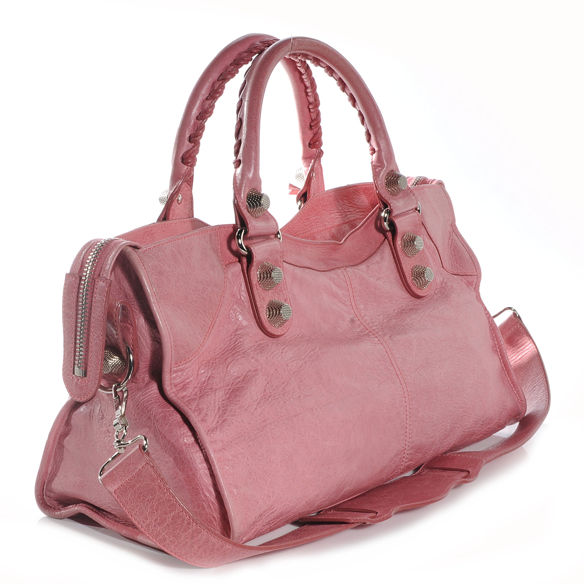 Balenciaga Agneau Giant 21 Silver Hardware Part Time Framboise 3 of 7