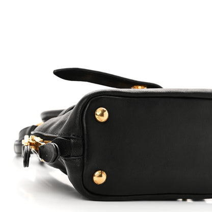 Miu Miu Nappa Mini Aventure Bag Black 8 of 9