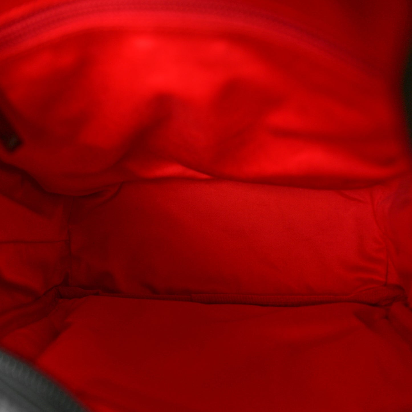 Calfskin Nylon Embossed Backparis Spiked Backpack Black