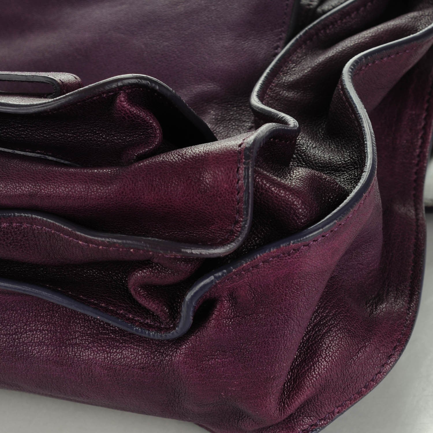 Proenza Schouler Lambskin Large PS1 Satchel Plum 8 of 8
