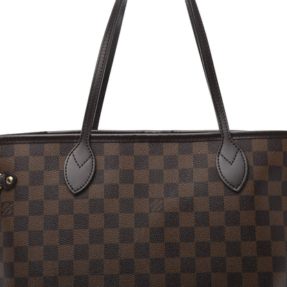 Louis Vuitton Damier Ebene Neo Neverfull MM Rose Ballerine 15 of 15