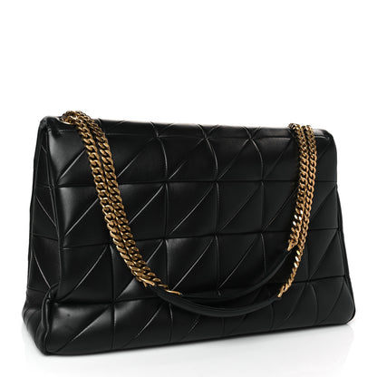 Saint Laurent Lambskin Matelasse Monogram Oversized Jamie Black 3 of 9