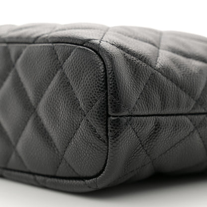 Chanel Caviar Quilted Hobo Black 10 of 11