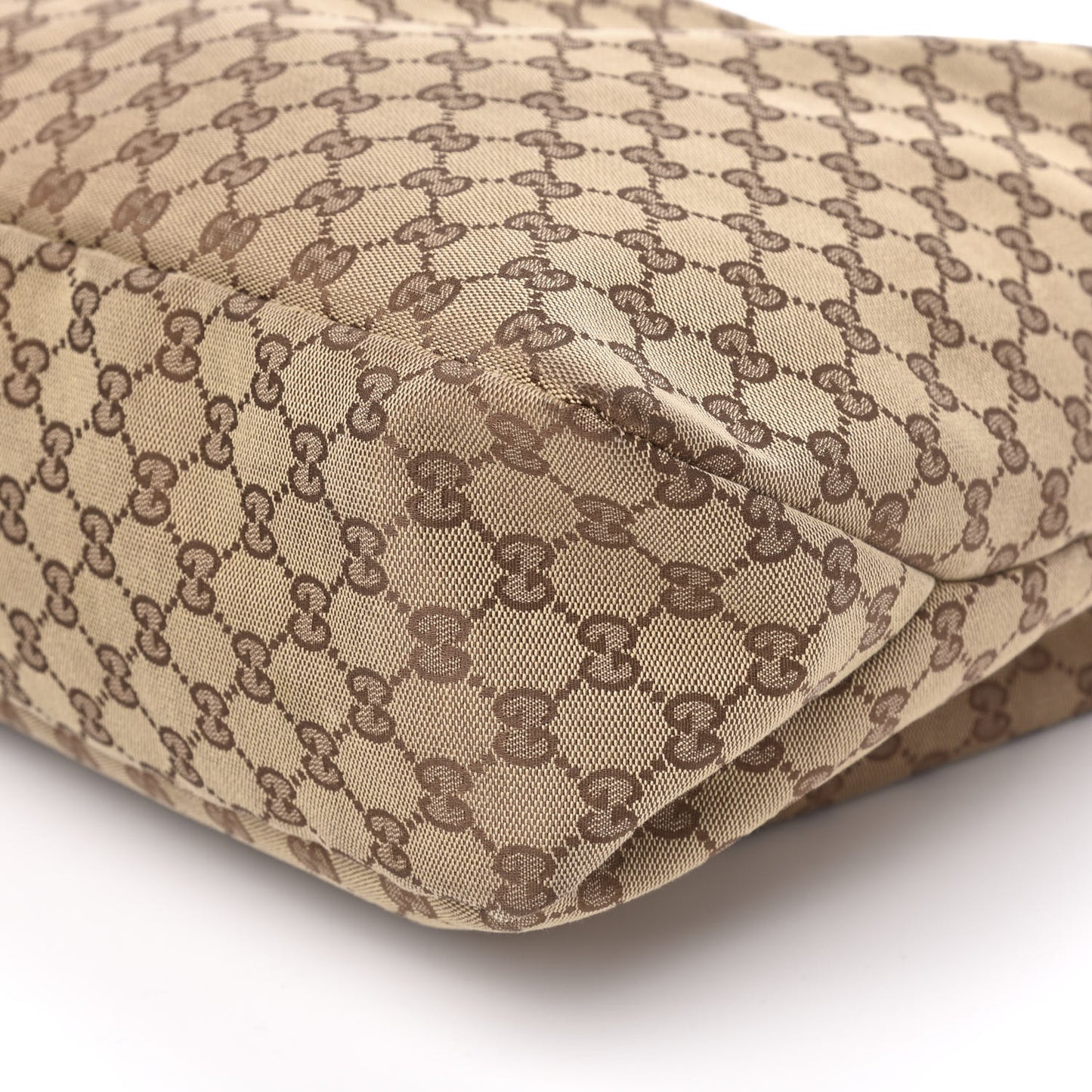 Monogram Large Horsebit Chain Hobo Brown