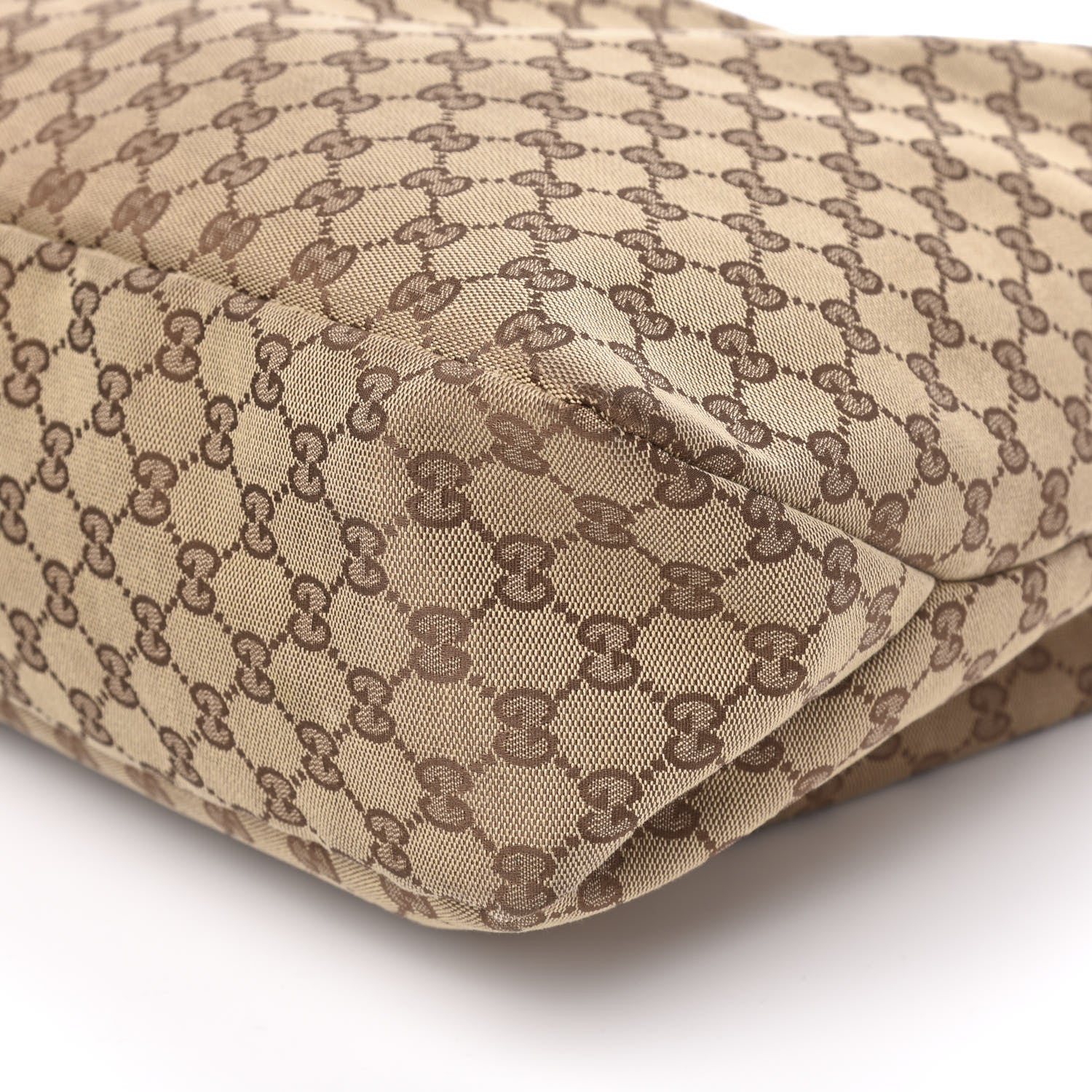 Gucci Monogram Large Horsebit Chain Hobo Brown 11 of 12