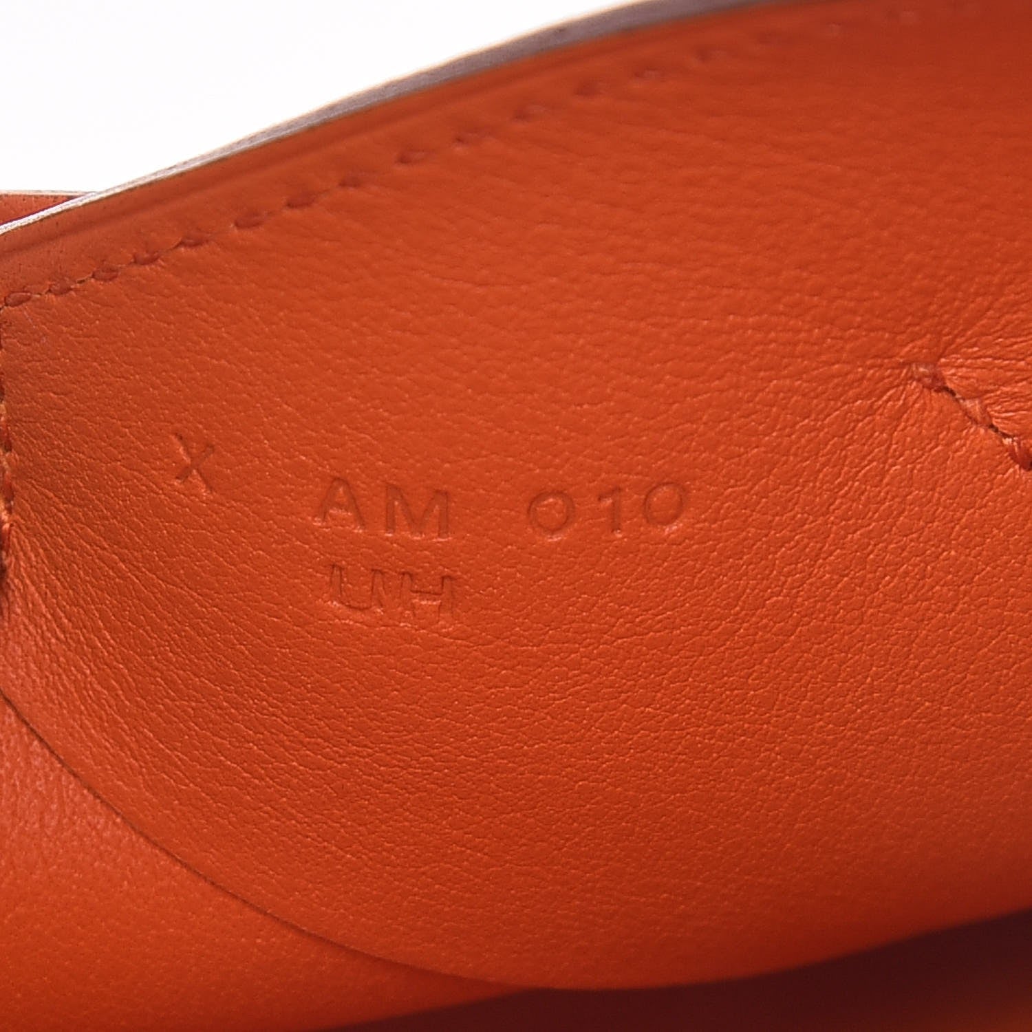 Hermes Swift Envelope Trio Wallet Orange Rouge Tomate Cuivre 9 of 10