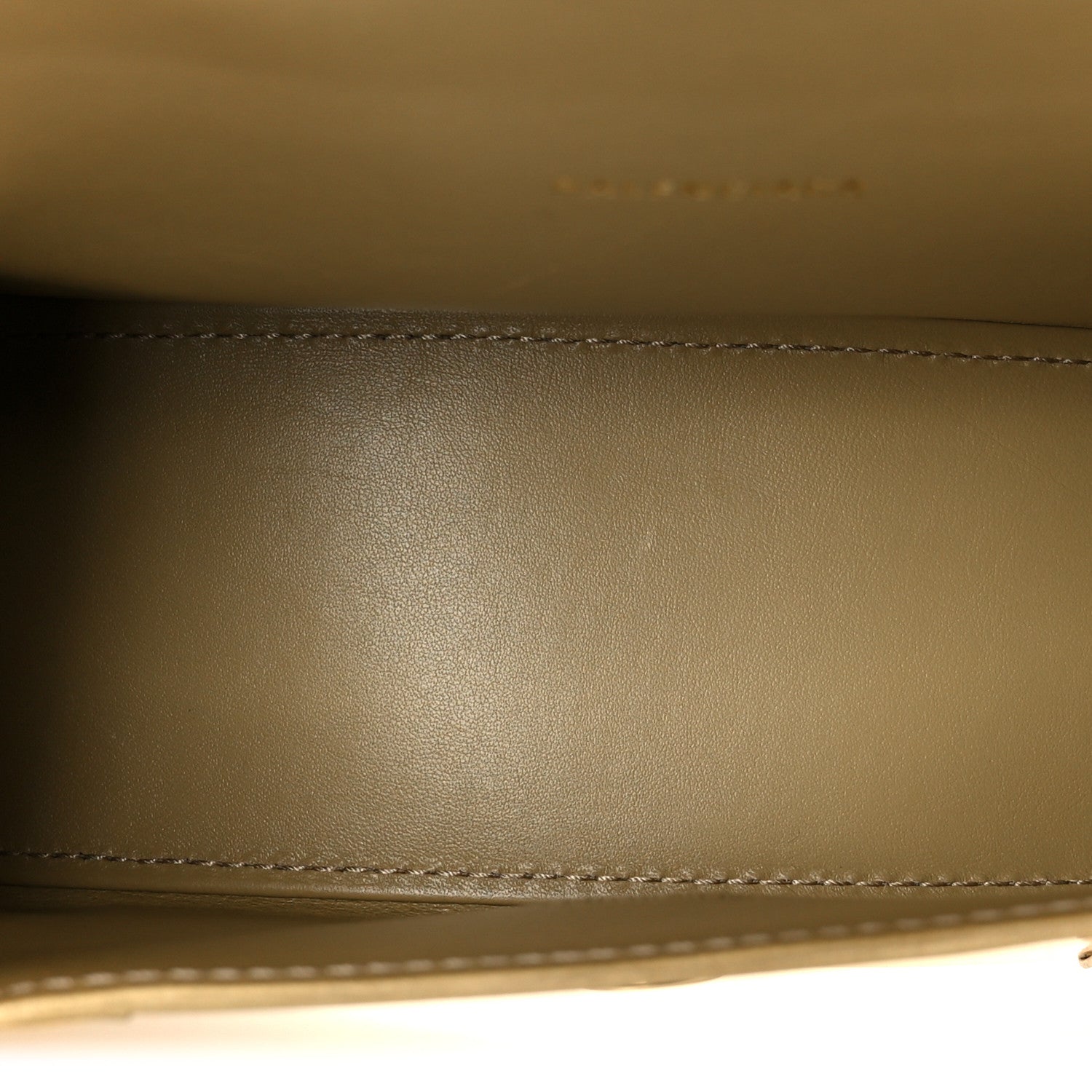 Balenciaga Mirror Calfskin Hourglass Top Handle Bag XS Gold 5 of 11