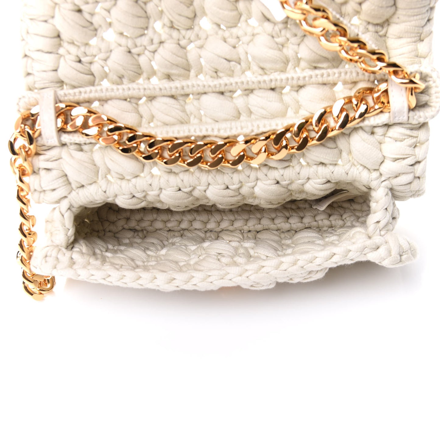 Jersey Crochet Shoulder Bag Plaster
