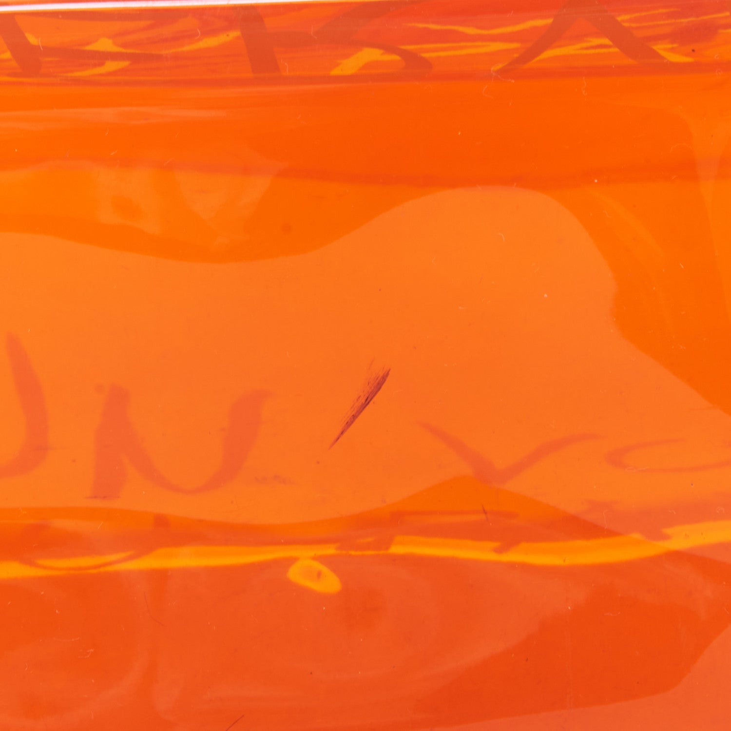 Hermes Vinyl Souvenir De L'Exposition Kelly Orange 8 of 8