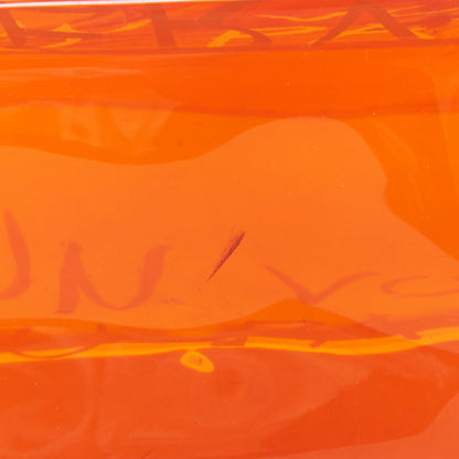 Hermes Vinyl Souvenir De L'Exposition Kelly Orange 8 of 8