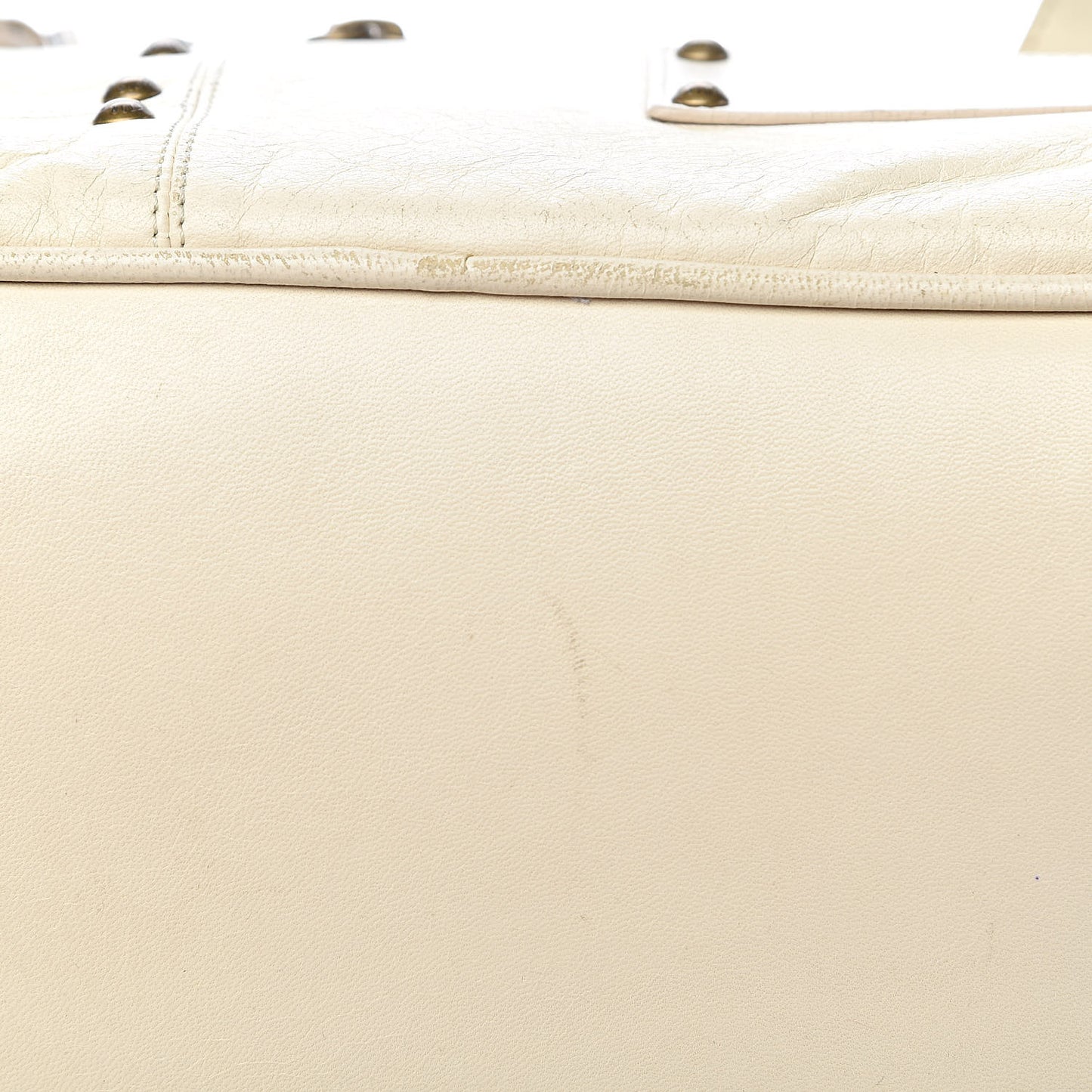 Lambskin Riveting White