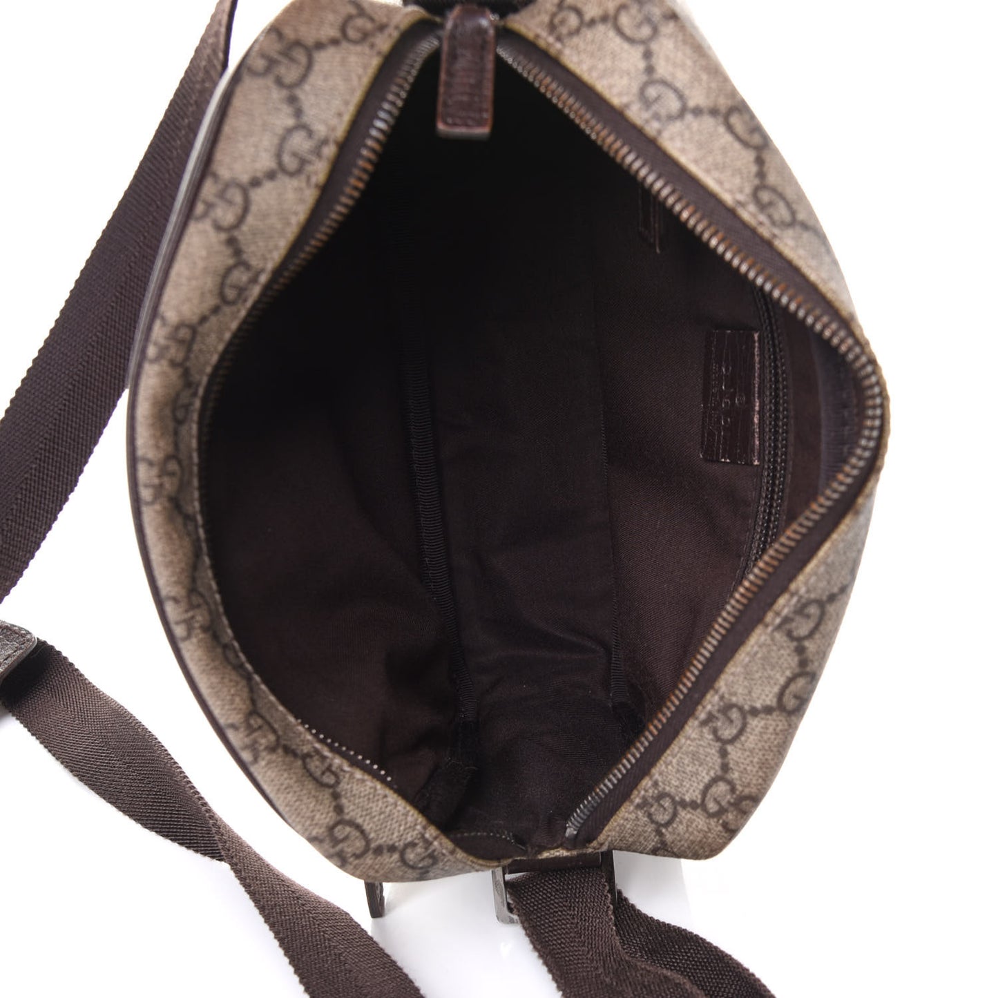 GG Plus Monogram Shoulder Bag Dark Brown