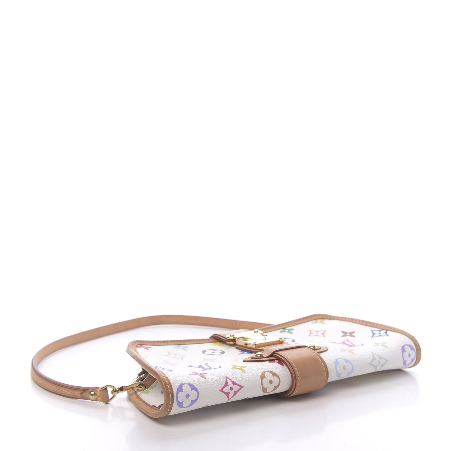 Louis Vuitton Monogram Multicolor Shirley White 4 of 12