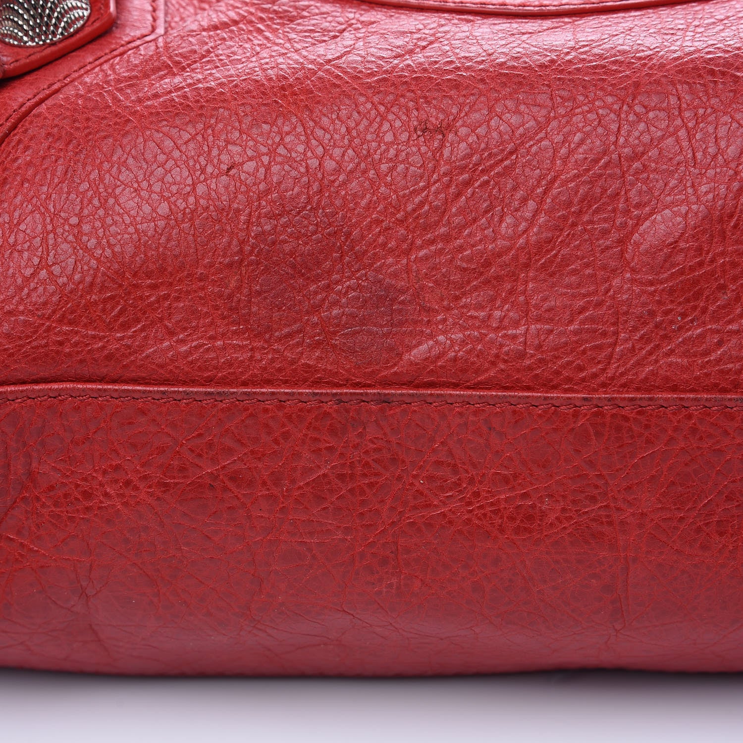 Balenciaga Agneau Giant 21 Silver Hardware City Rouge Coquelicot 16 of 17
