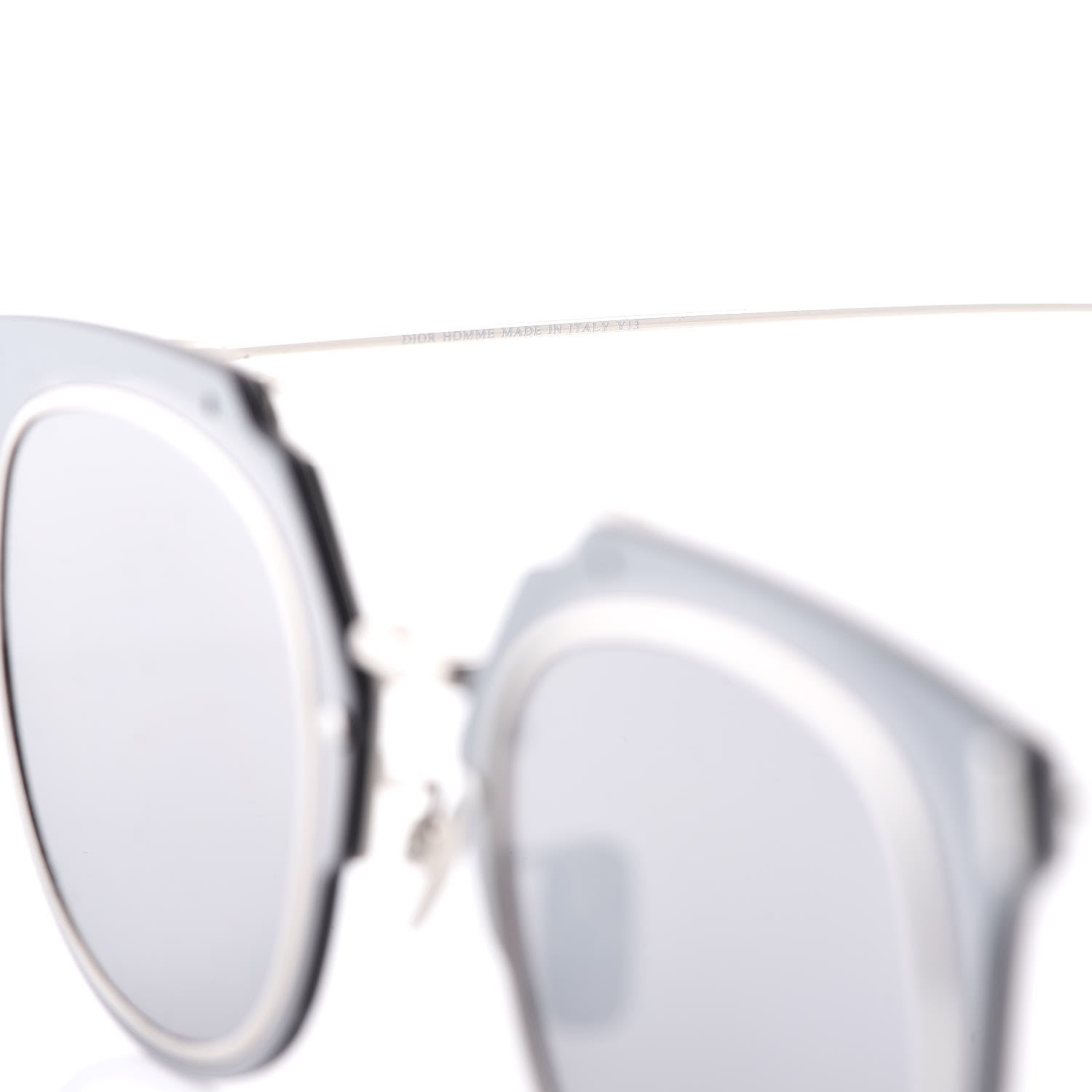 Christian Dior Composit 1.0 Round Sunglasses Silver 6 of 7