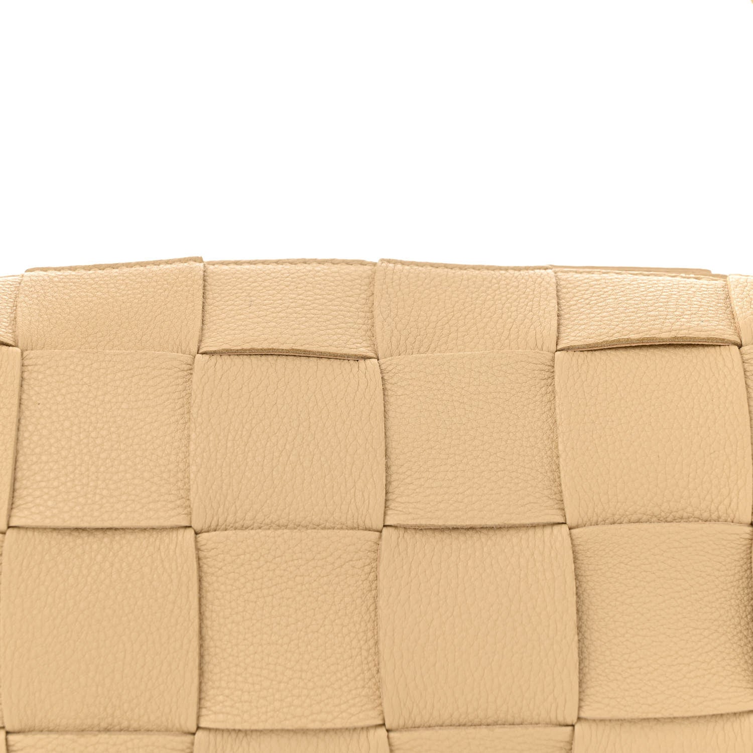 Bottega Veneta Grained Calfskin Maxi Intrecciato Brick Cassette Bag Porridge 7 of 11
