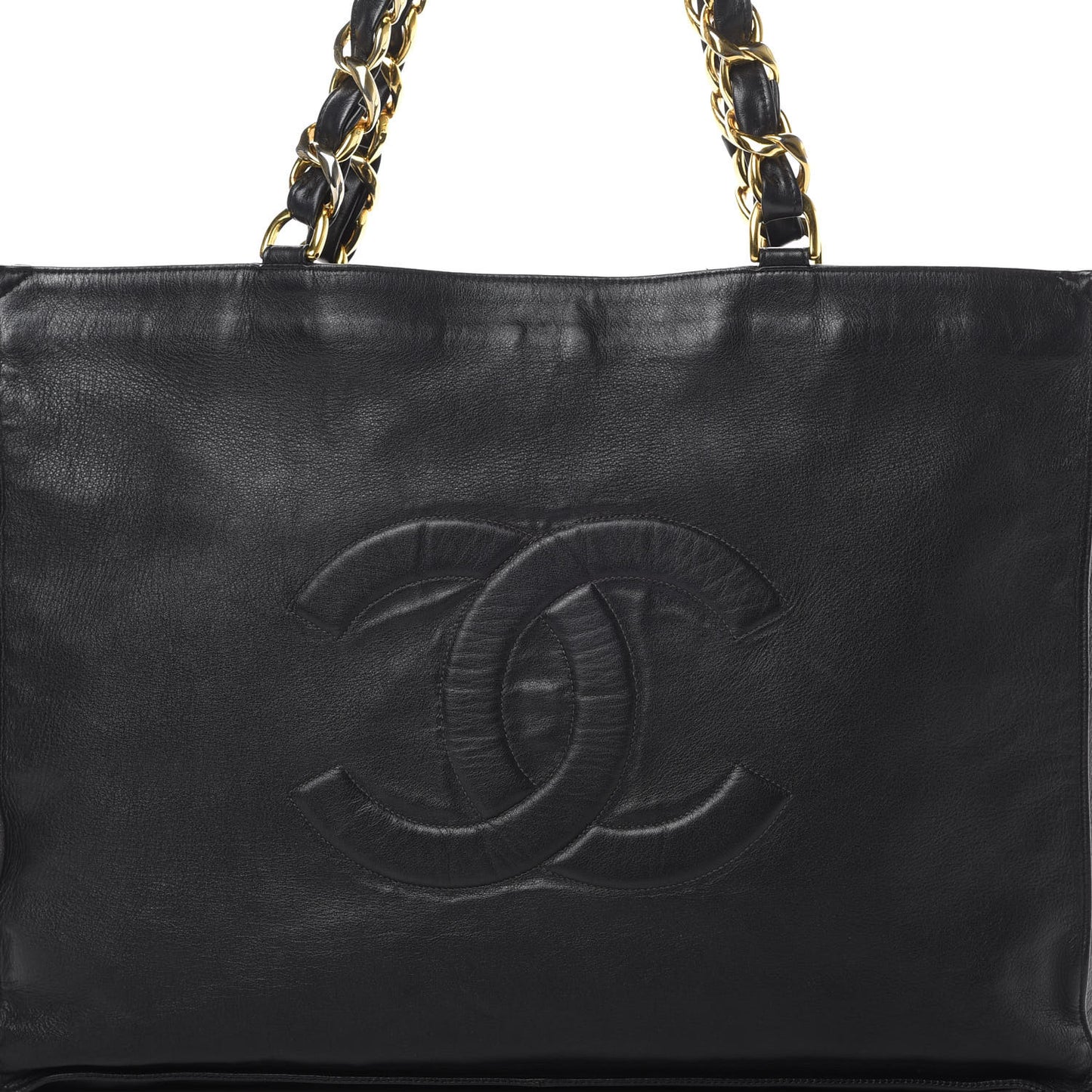 Lambskin CC Tote Black