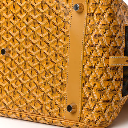 Goyard Goyardine Sac Hulot Pet Carrier PM Yellow 8 of 9