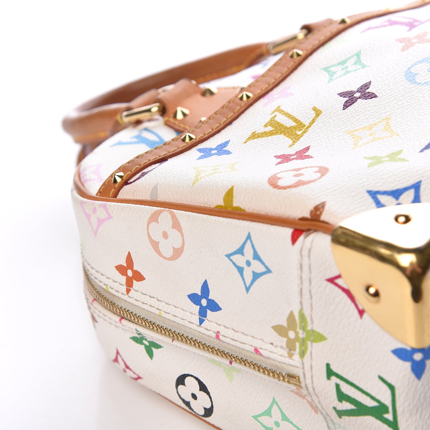 Monogram Multicolor Trouville White