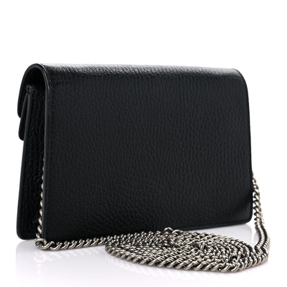 Gucci Calfskin Super Mini Dionysus Shoulder Bag Black 3 of 11