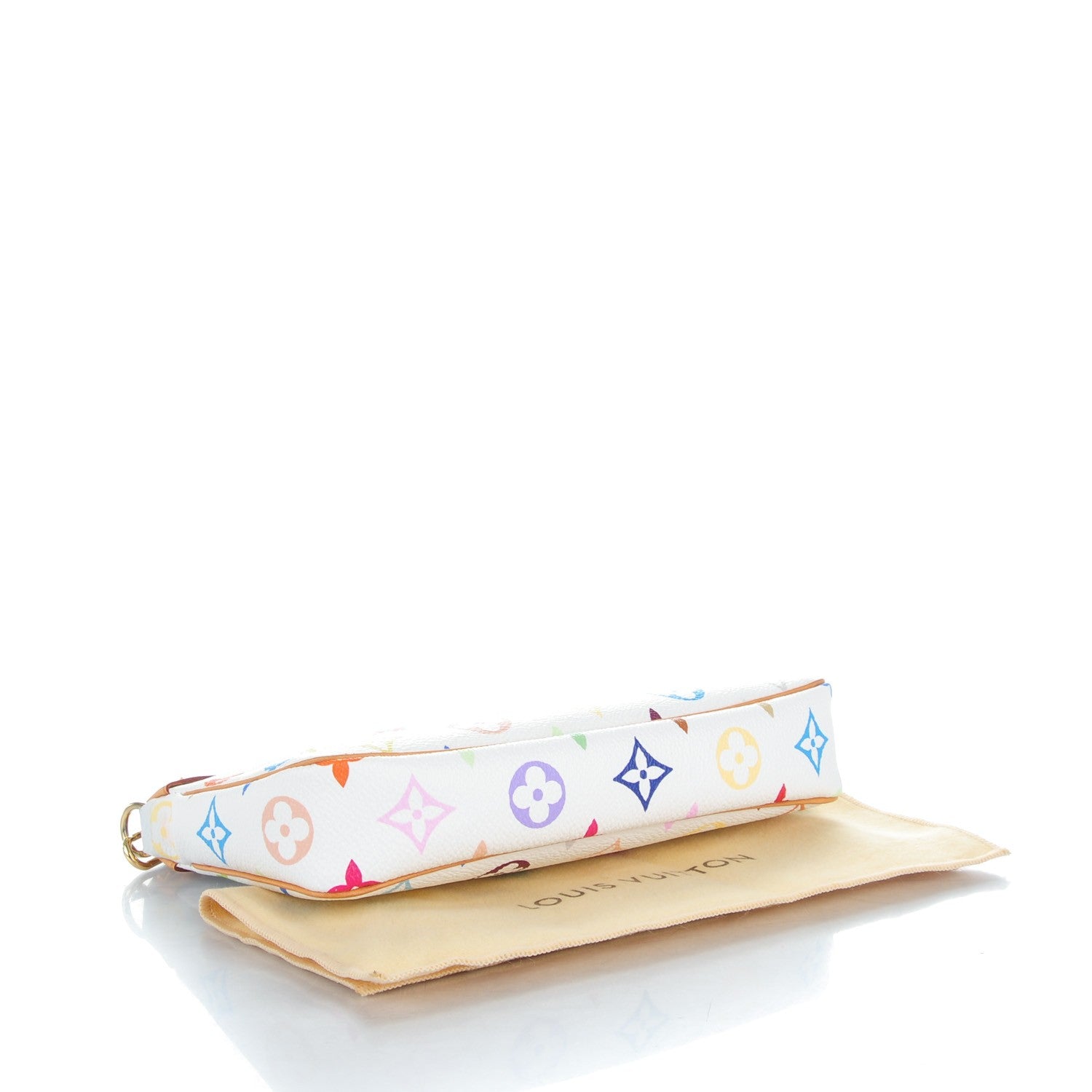Louis Vuitton Monogram Multicolor Pochette Accessories White 4 of 8