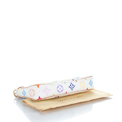 Louis Vuitton Monogram Multicolor Pochette Accessories White 4 of 8