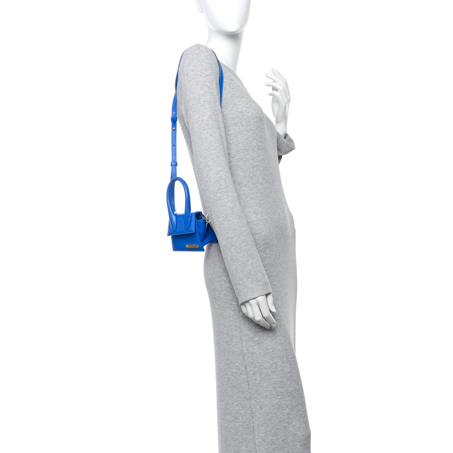 Jacquemus Smooth Calfskin Le Chiquito Blue 2 of 10