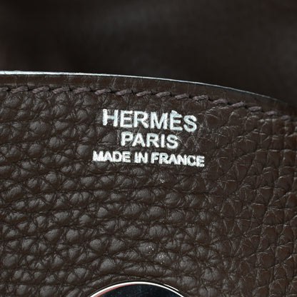 Hermes Taurillon Clemence Lindy 34 Cacao 6 of 11