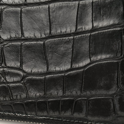 Gucci Crocodile Travel Document Case Black 19 of 21