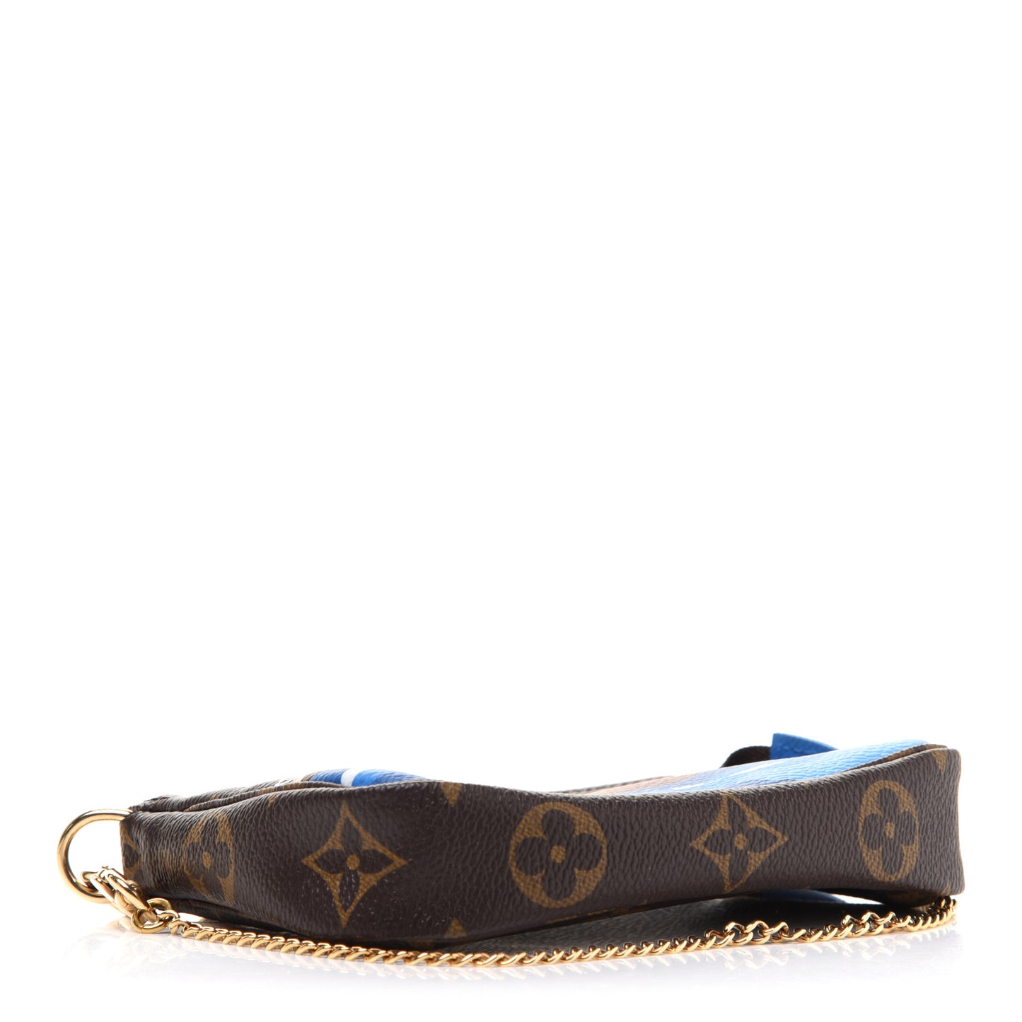Monogram 2019 Christmas Animation Mini Venice Pochette Accessories Blue